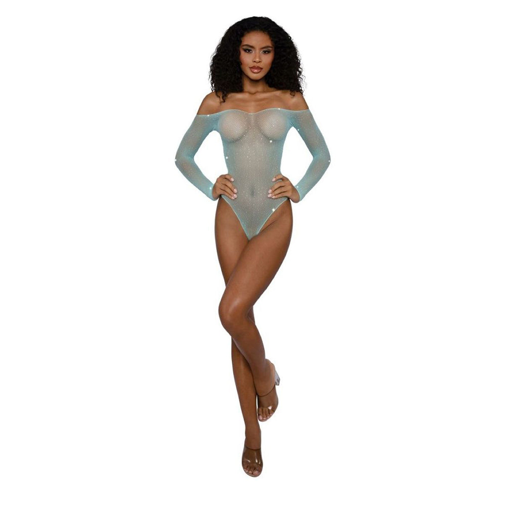 DG Rhinestone Bodystock Teddy - Eye-Catching Lingerie